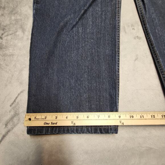 Levi's 550 Jeans Mens 42x29 Blue Denim Relaxed Fit Tapered Leg Classic Zip Fly - Picture 6 of 10
